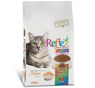 Reflex Multi Colour Tavuklu 1.5 kg Kedi Maması kullananlar yorumlar